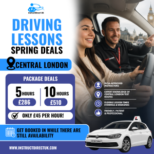 Driving Lessons in Central London £45 an hour